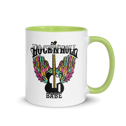 Rock and Roll Babe Wings Color Mug