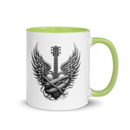 Guitar Angel Wings Color Mug