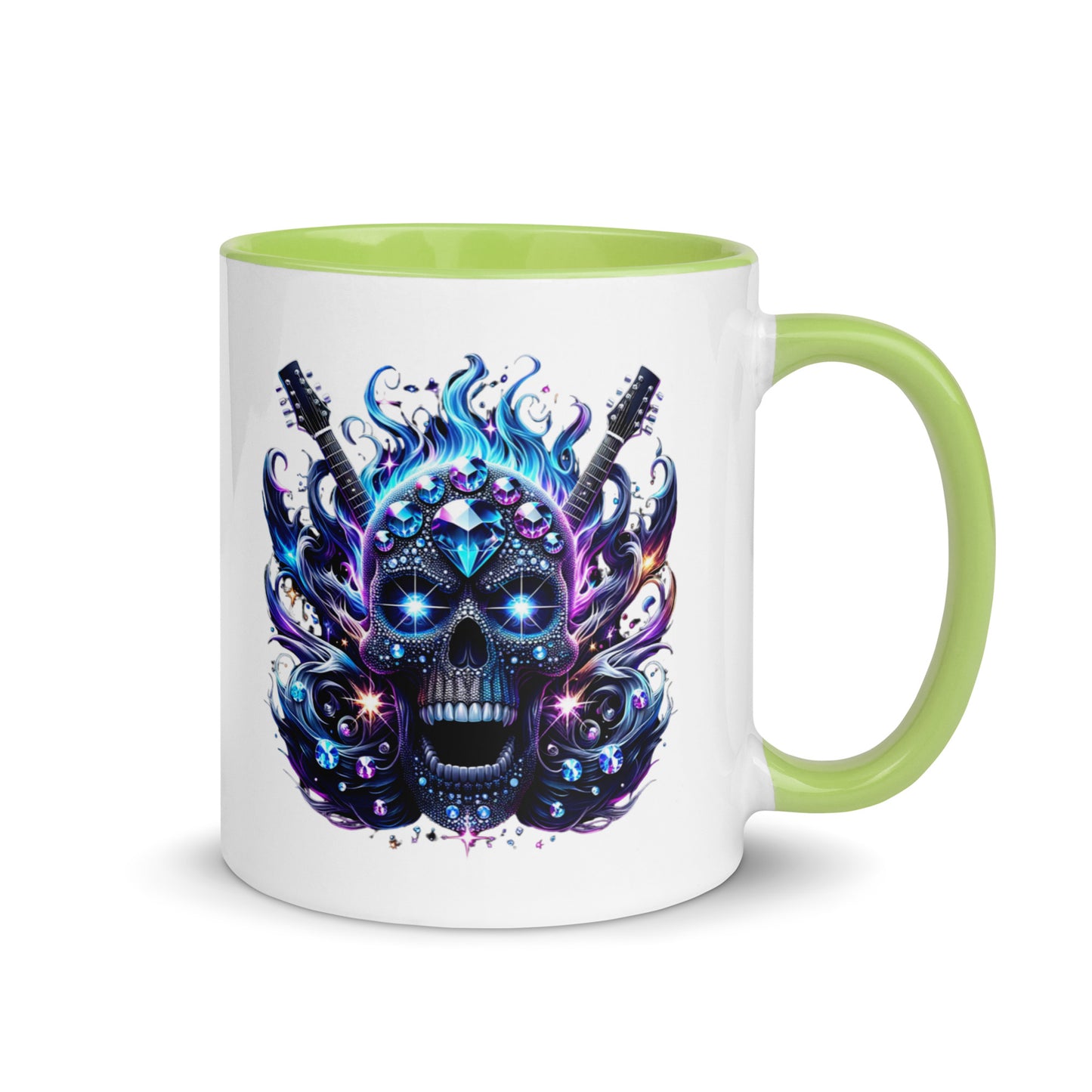 Diamond Skull Bling Color Mug