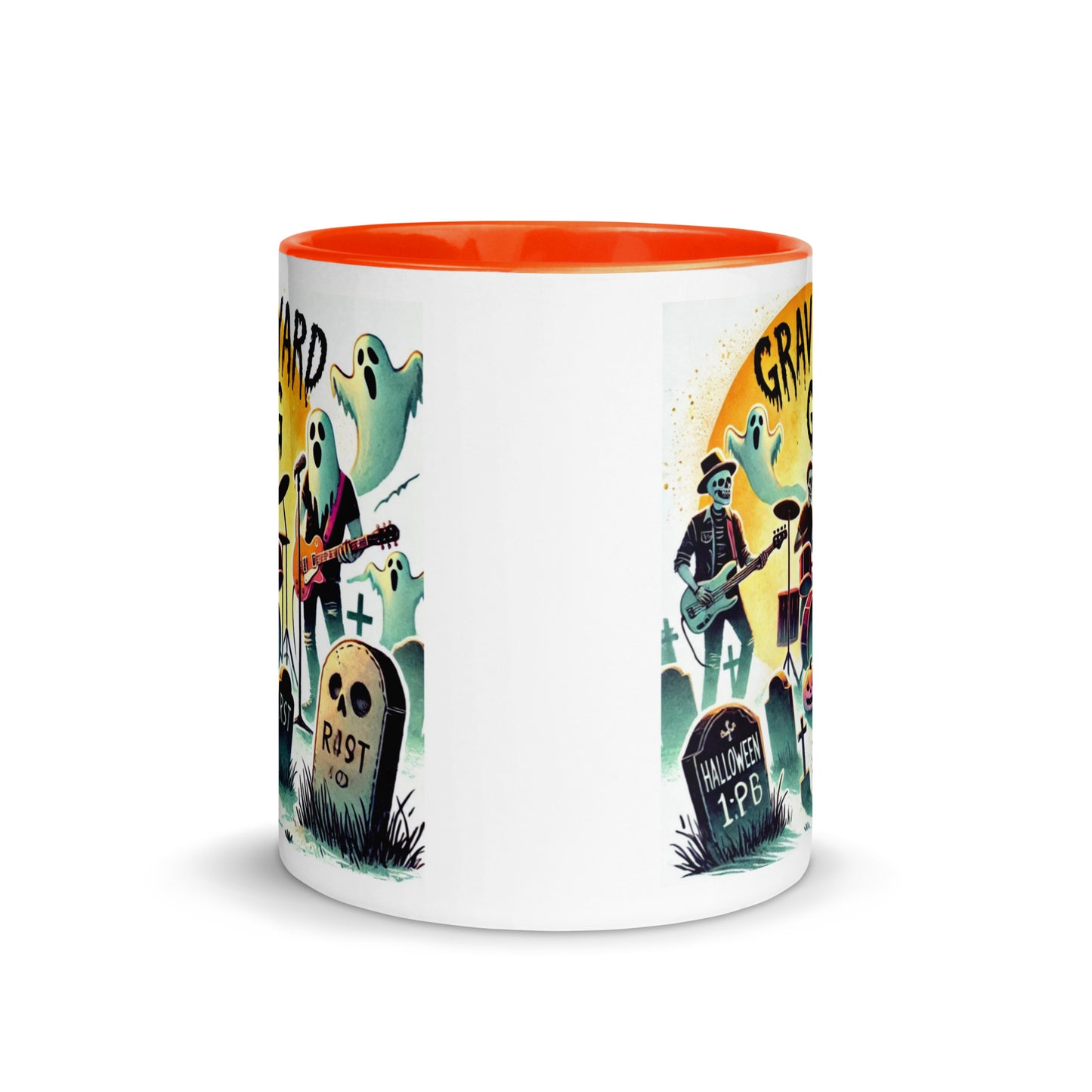 Ghosts and Tombstones Color Mug