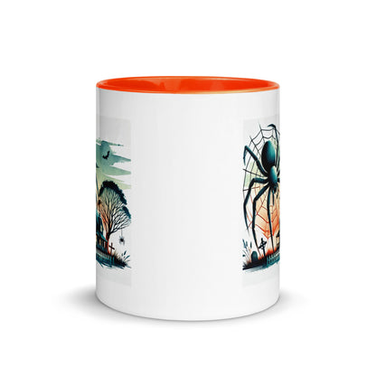 Halloween Giant Spider Color Mug