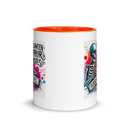 Halloween Movies Popcorn Color Mug