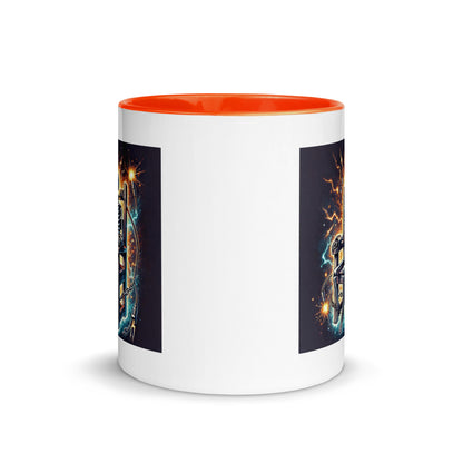 Halloween Skeleton Electric Chair Color Mug