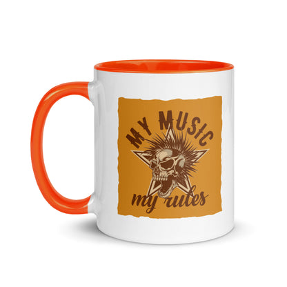 My Music My Rules Color Mug