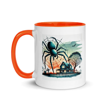 Halloween Giant Spider Color Mug
