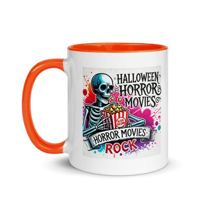 Halloween Movies Popcorn Color Mug
