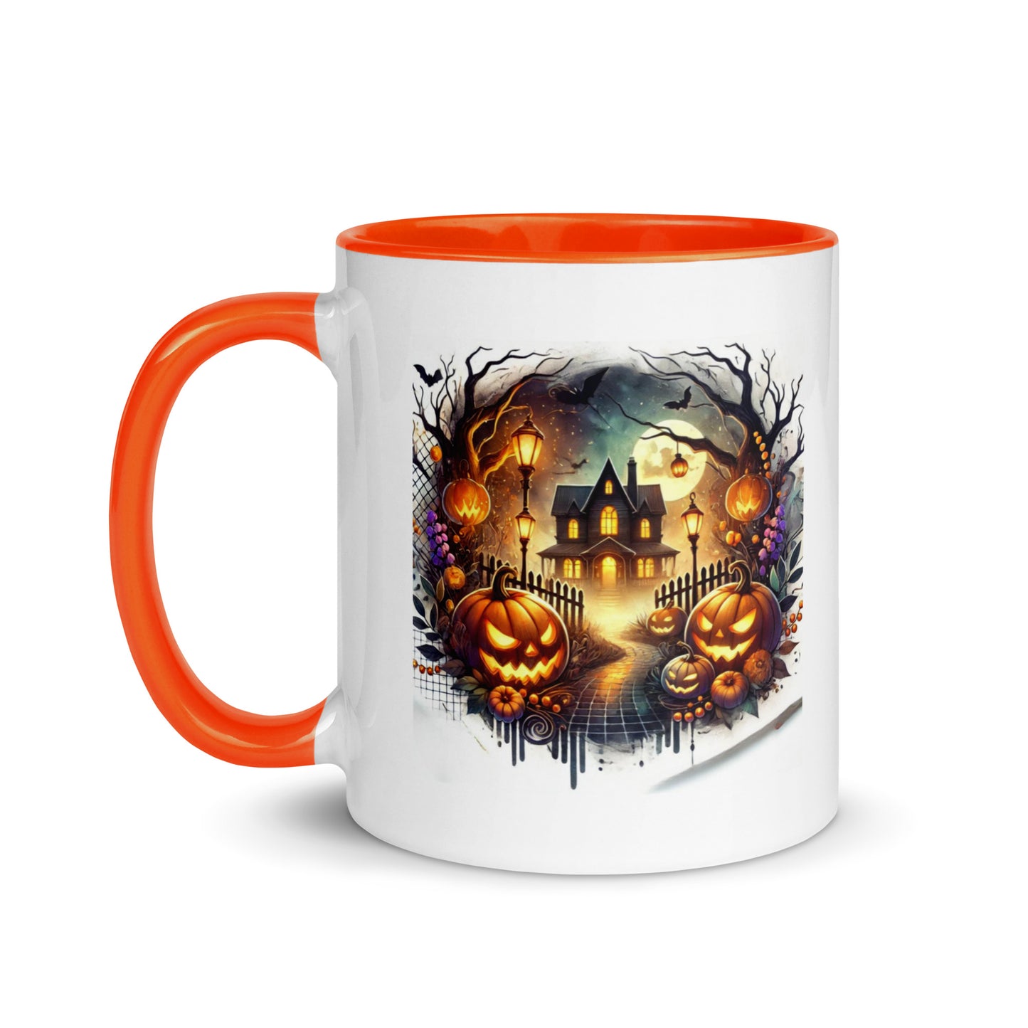 Halloween Scary House Color Mug