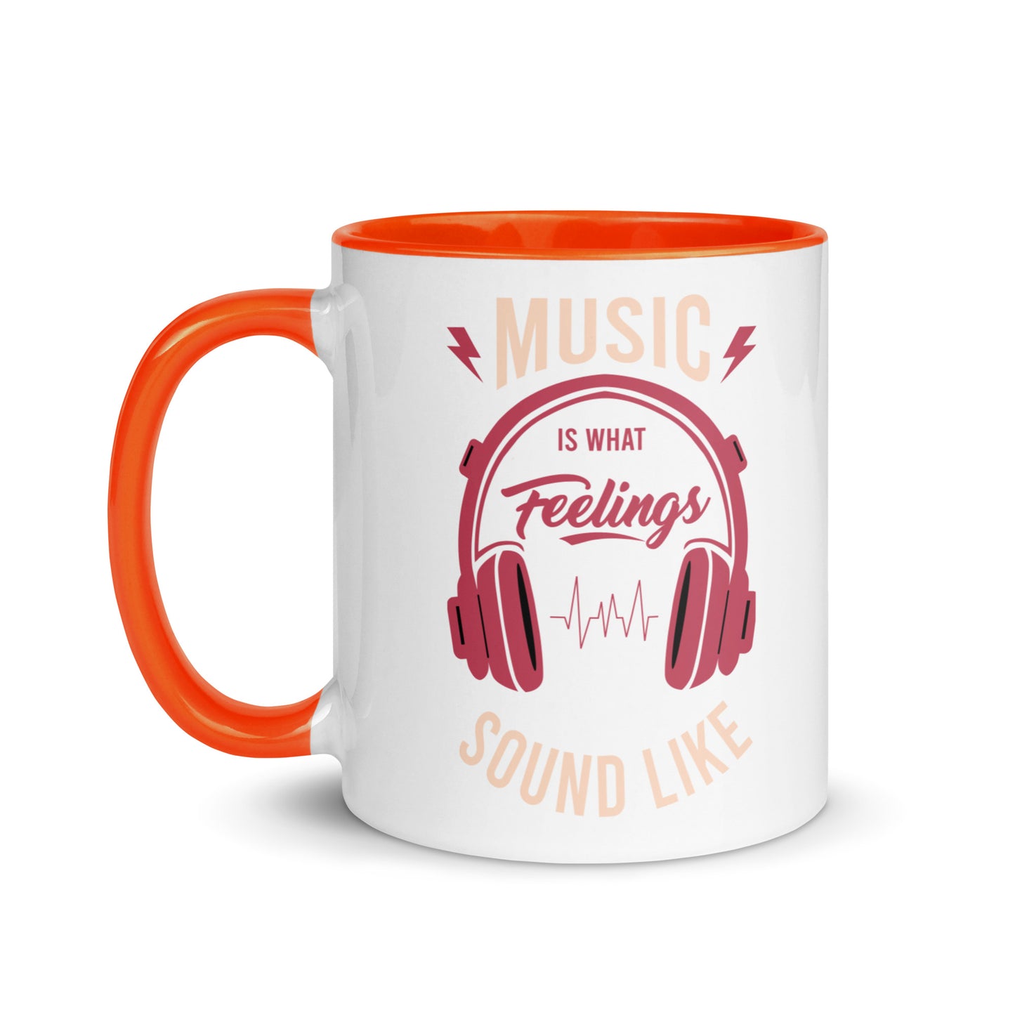 Music is What Feelings Sound Like Color Mug