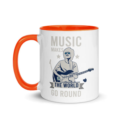 Music Makes The World Go Round Color Mug