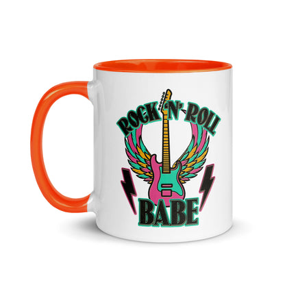 Rock And Roll Babe Color Mug
