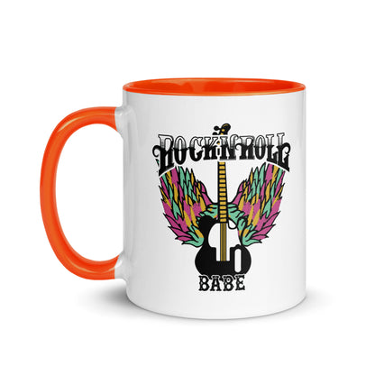 Rock and Roll Babe Wings Color Mug