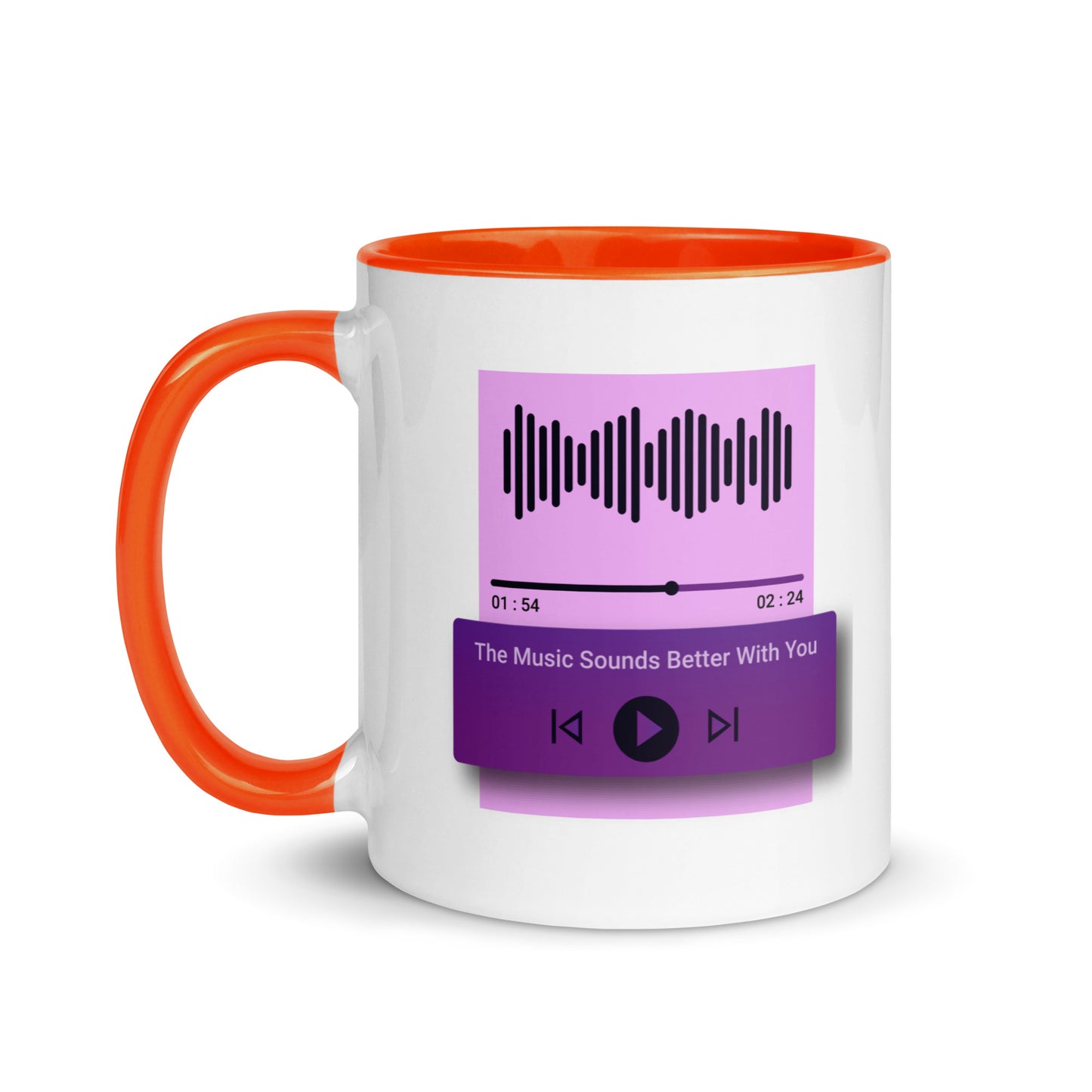 The Music Sounds Better With You Color Mug
