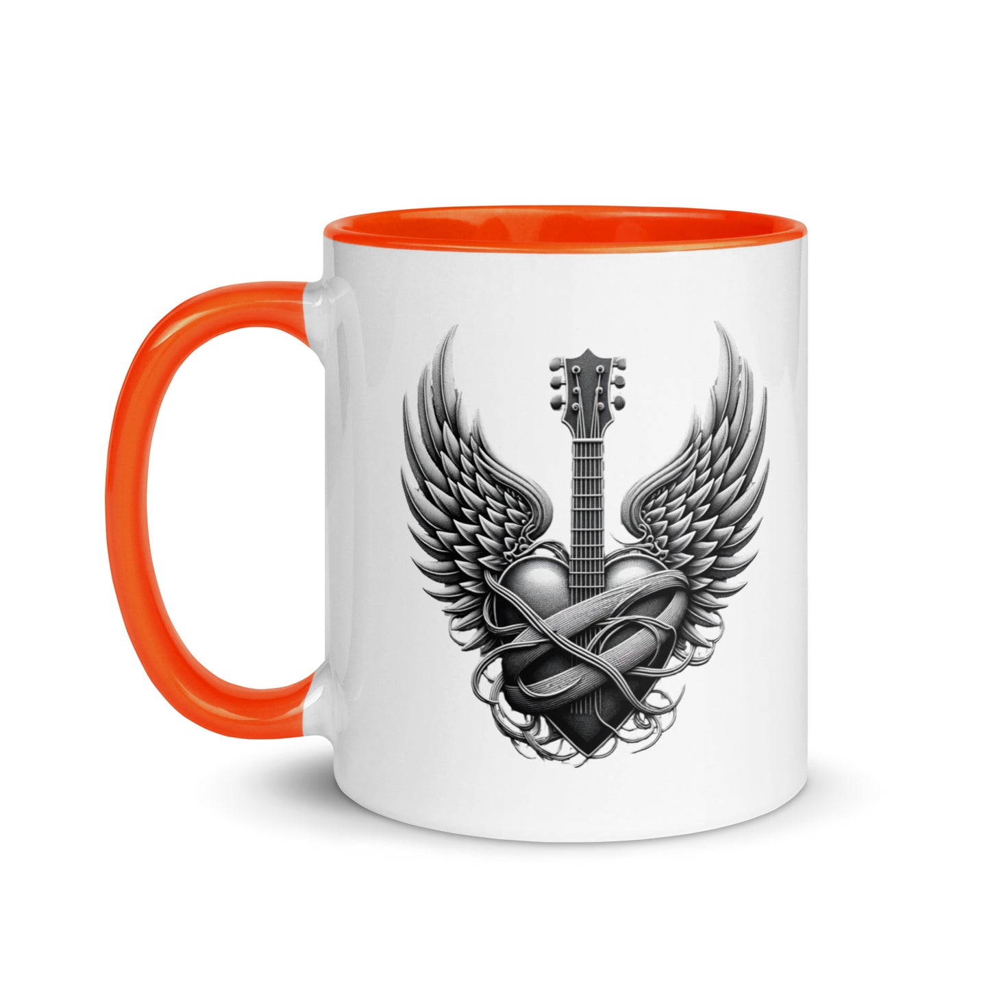 Guitar Angel Wings Color Mug