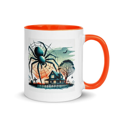 Halloween Giant Spider Color Mug