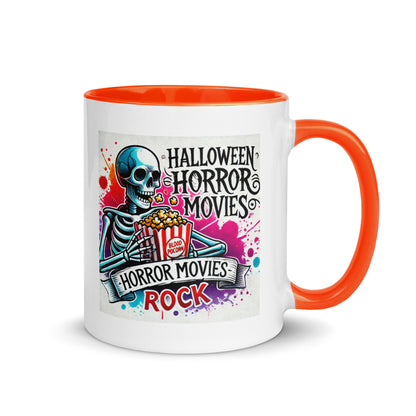 Halloween Movies Popcorn Color Mug