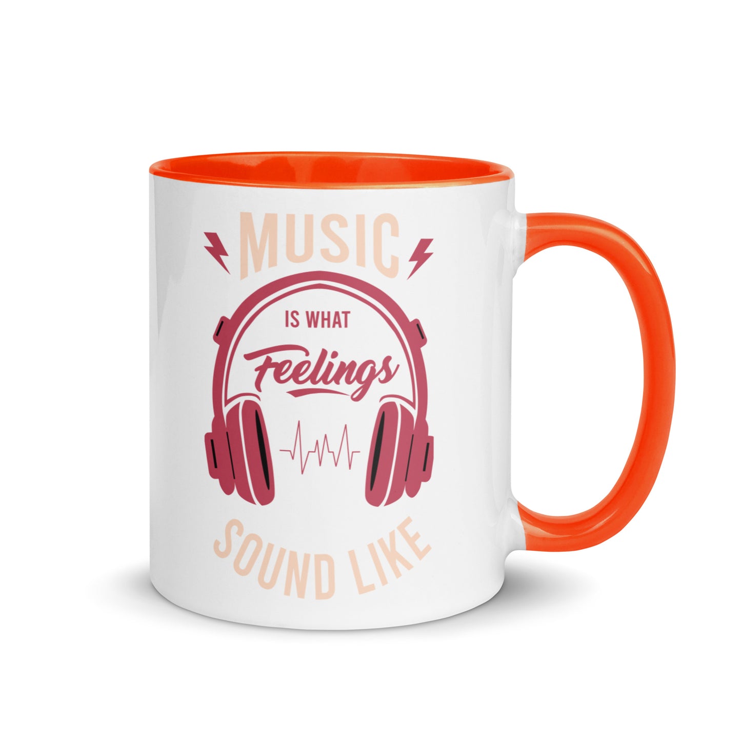 Music is What Feelings Sound Like Color Mug
