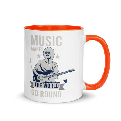 Music Makes The World Go Round Color Mug