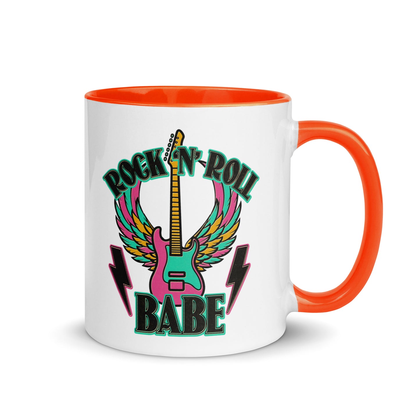 Rock And Roll Babe Color Mug