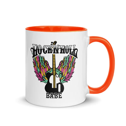 Rock and Roll Babe Wings Color Mug