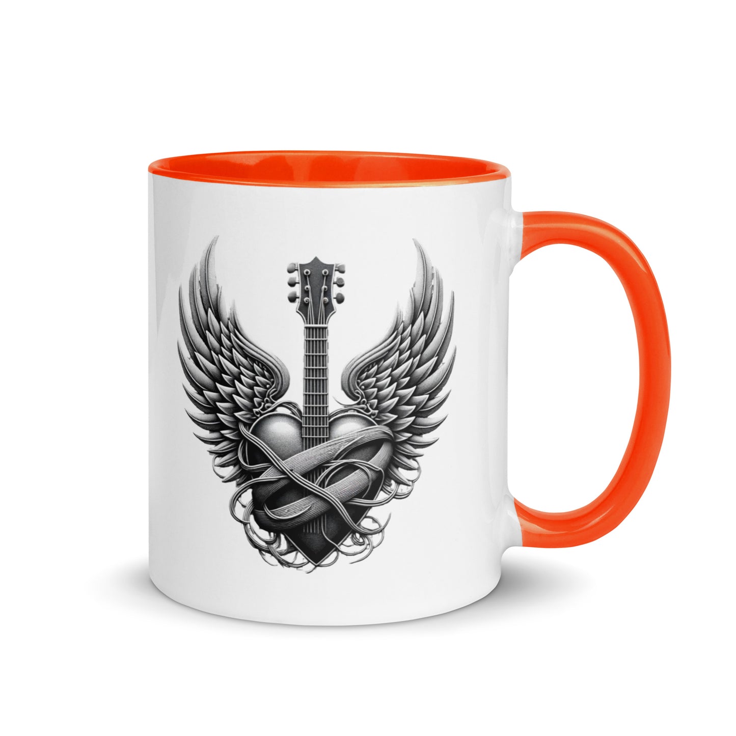 Guitar Angel Wings Color Mug