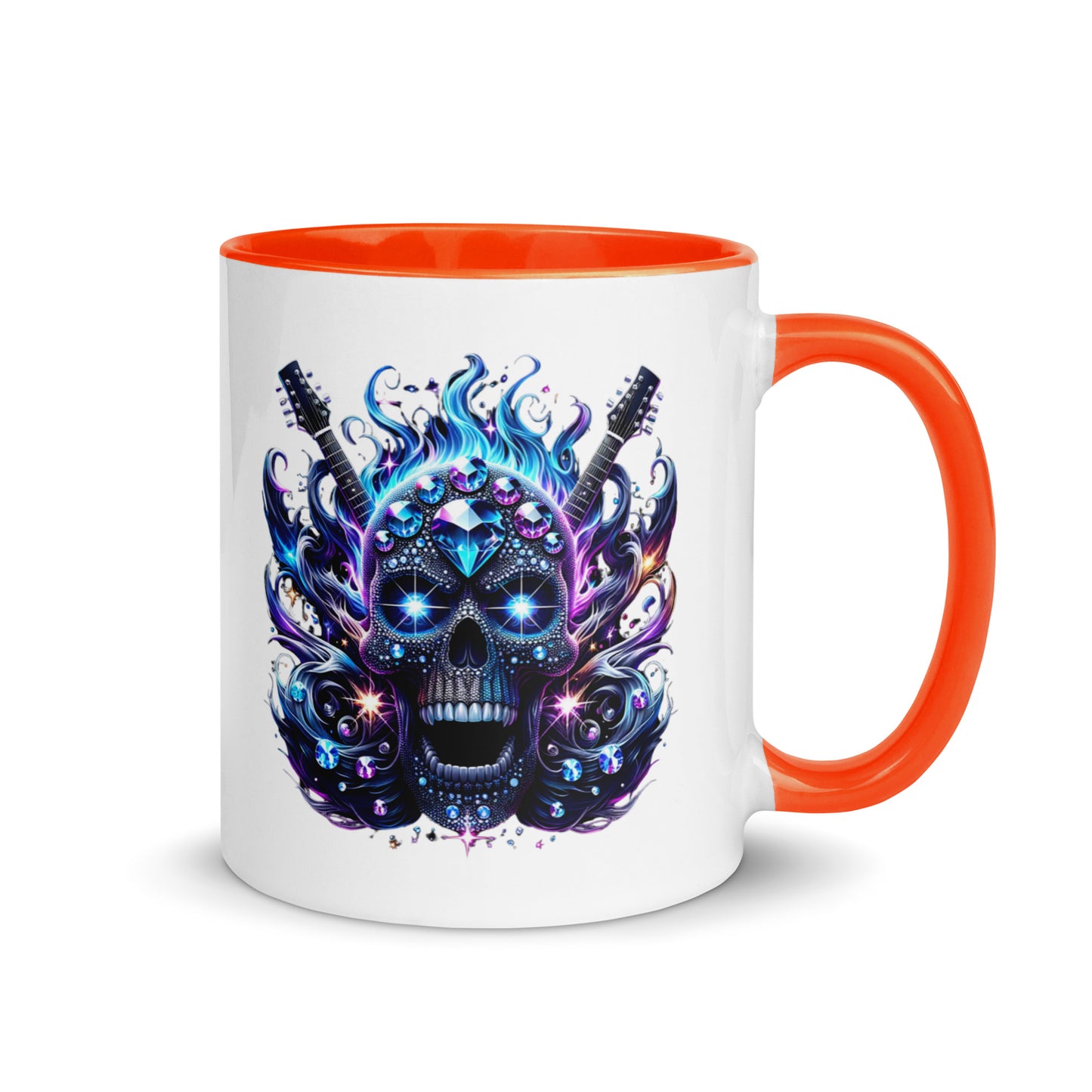 Diamond Skull Bling Color Mug
