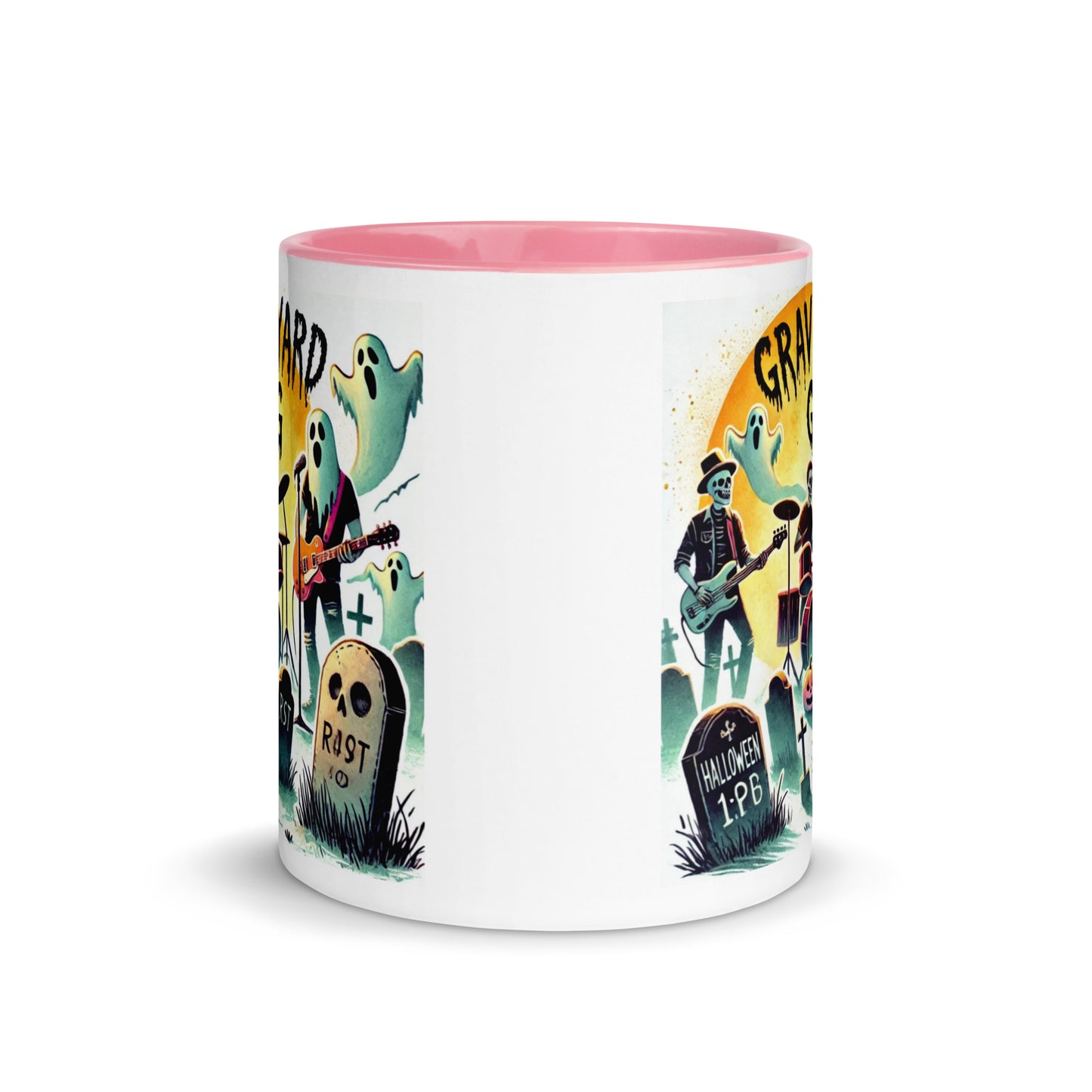 Ghosts and Tombstones Color Mug