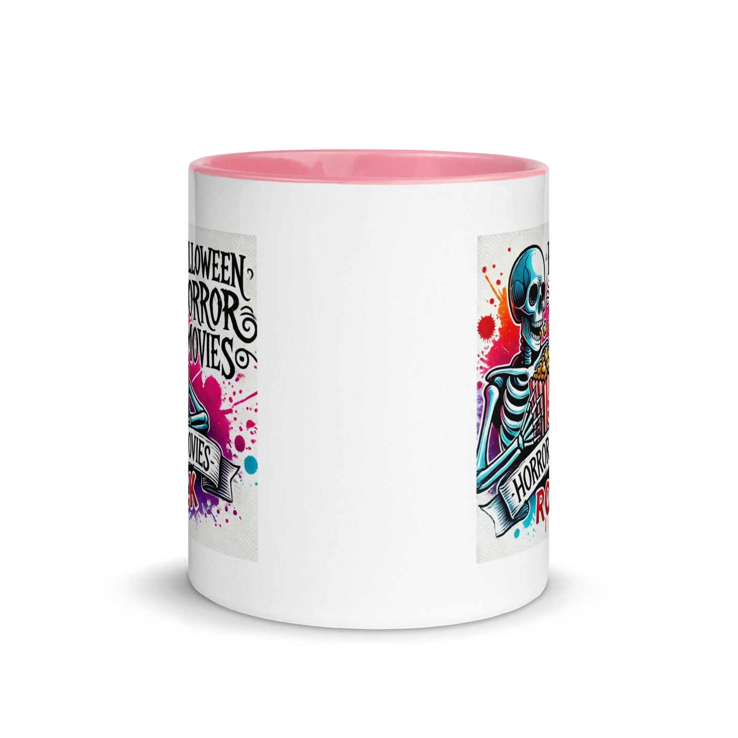 Halloween Movies Popcorn Color Mug