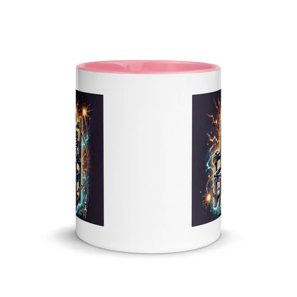 Halloween Skeleton Electric Chair Color Mug