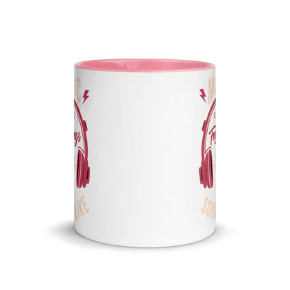 Music is What Feelings Sound Like Color Mug