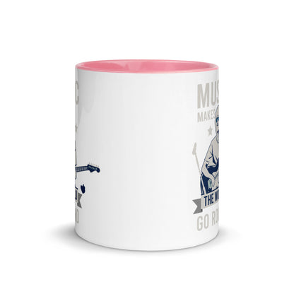 Music Makes The World Go Round Color Mug