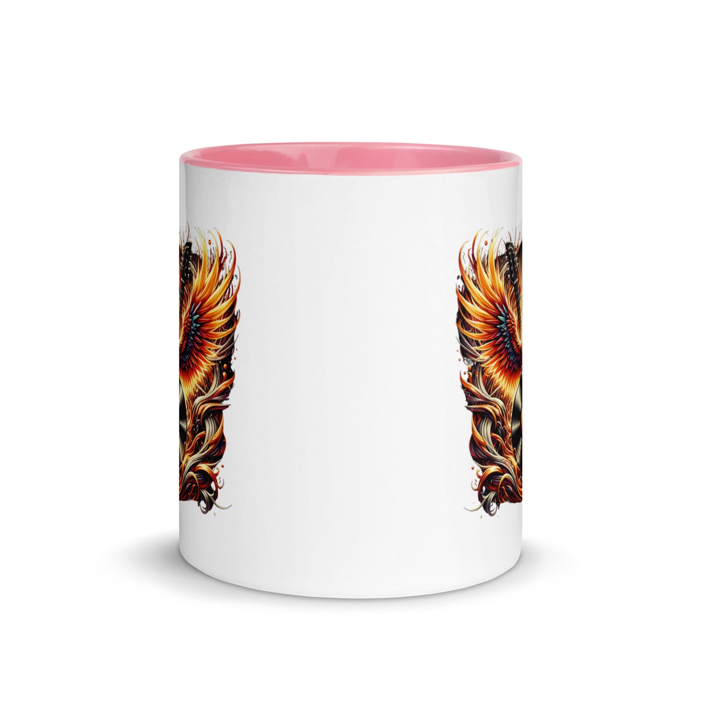 Guitar Eagle Flame Color Mug
