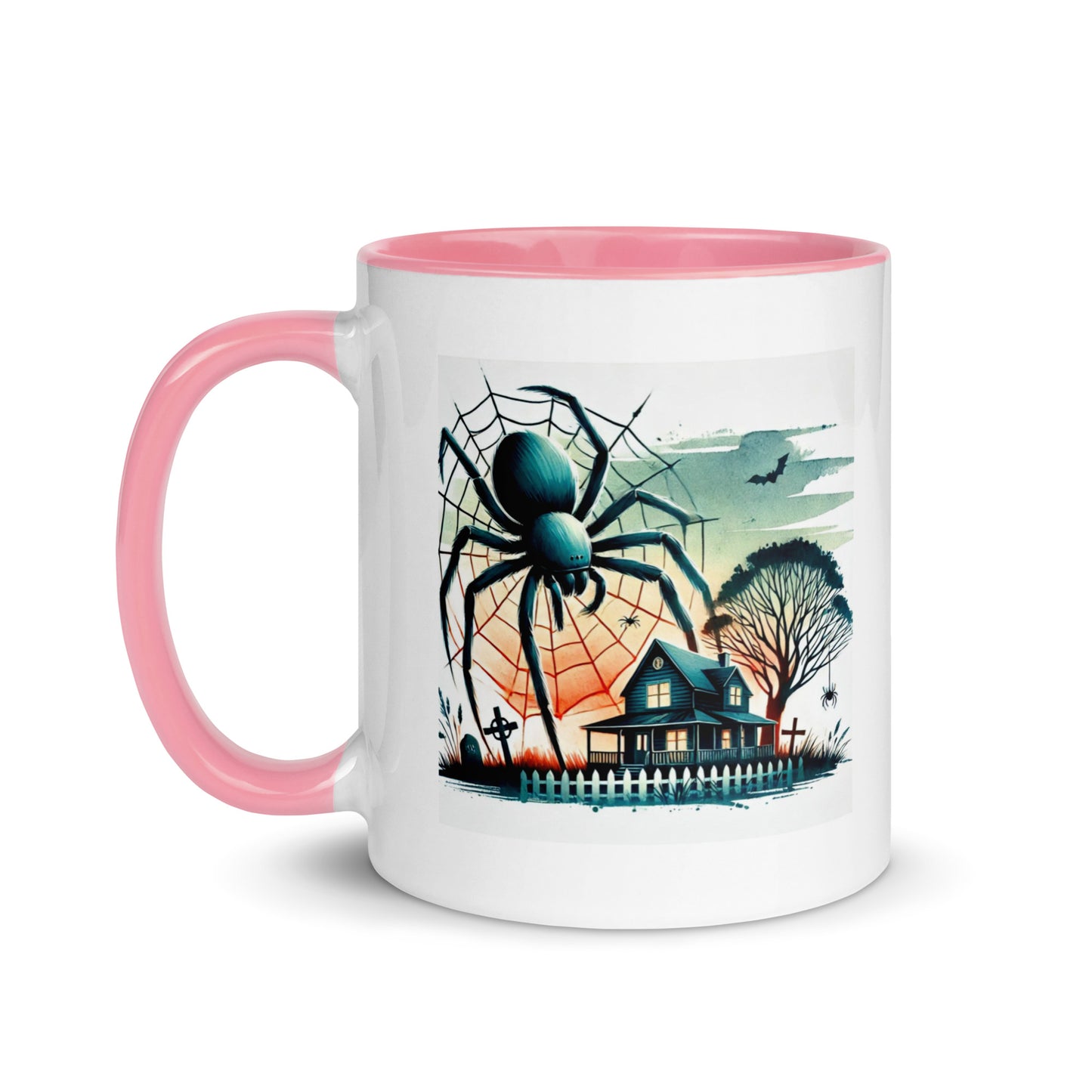 Halloween Giant Spider Color Mug