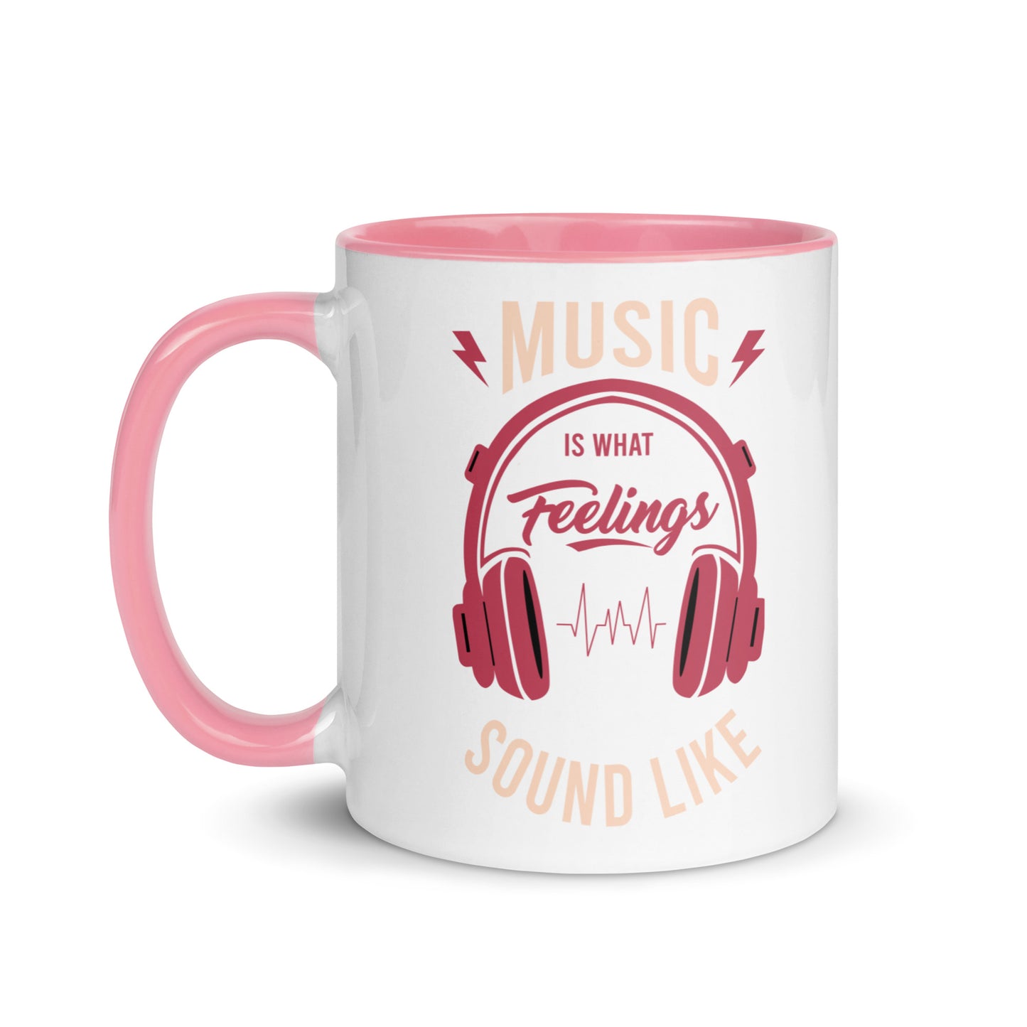 Music is What Feelings Sound Like Color Mug