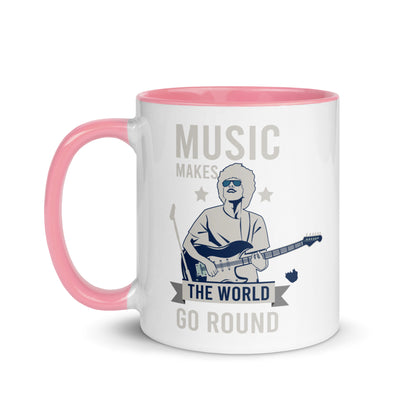 Music Makes The World Go Round Color Mug