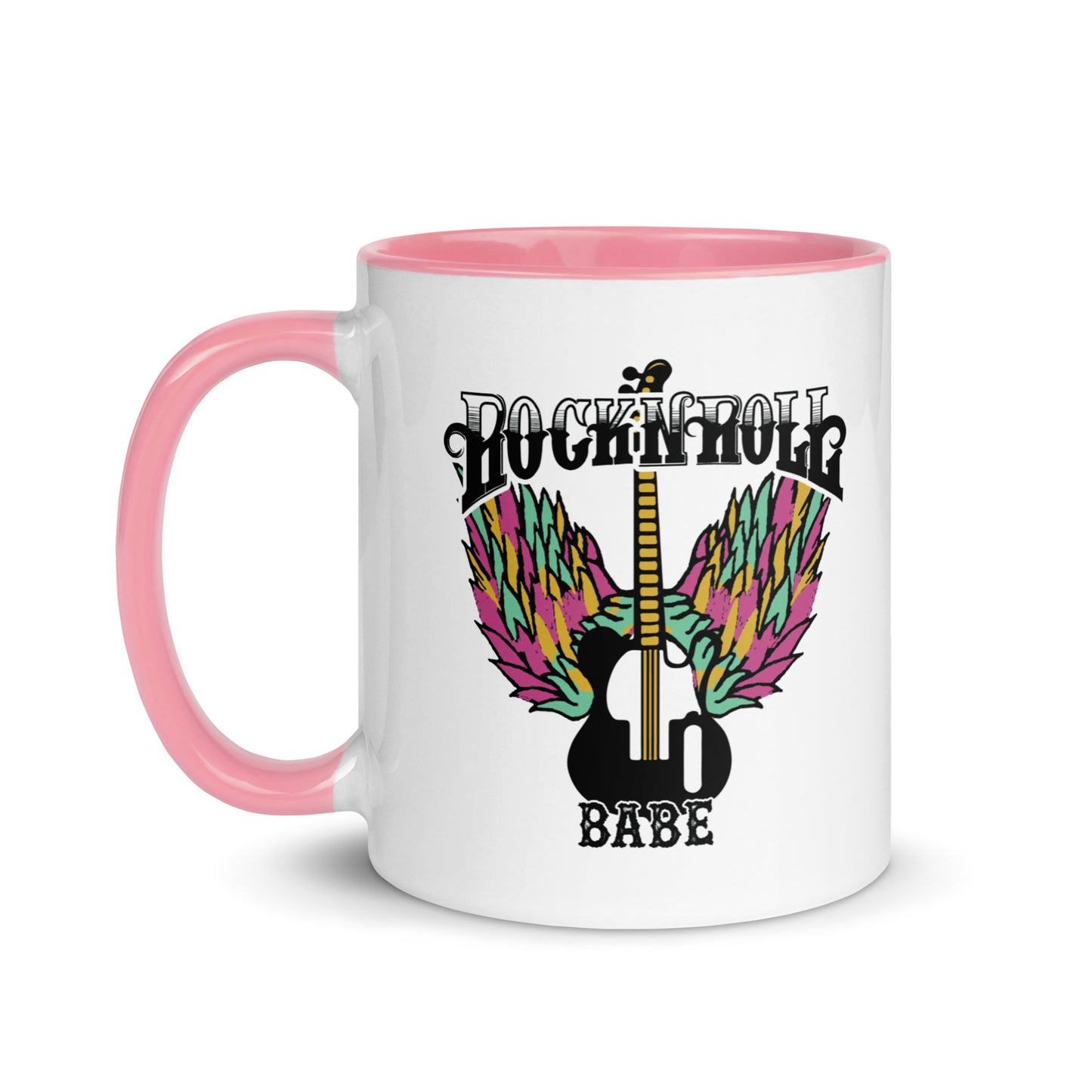 Rock and Roll Babe Wings Color Mug