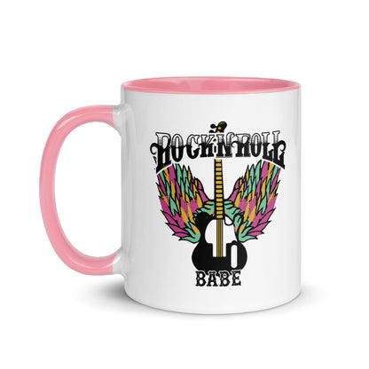 Rock and Roll Babe Wings Color Mug