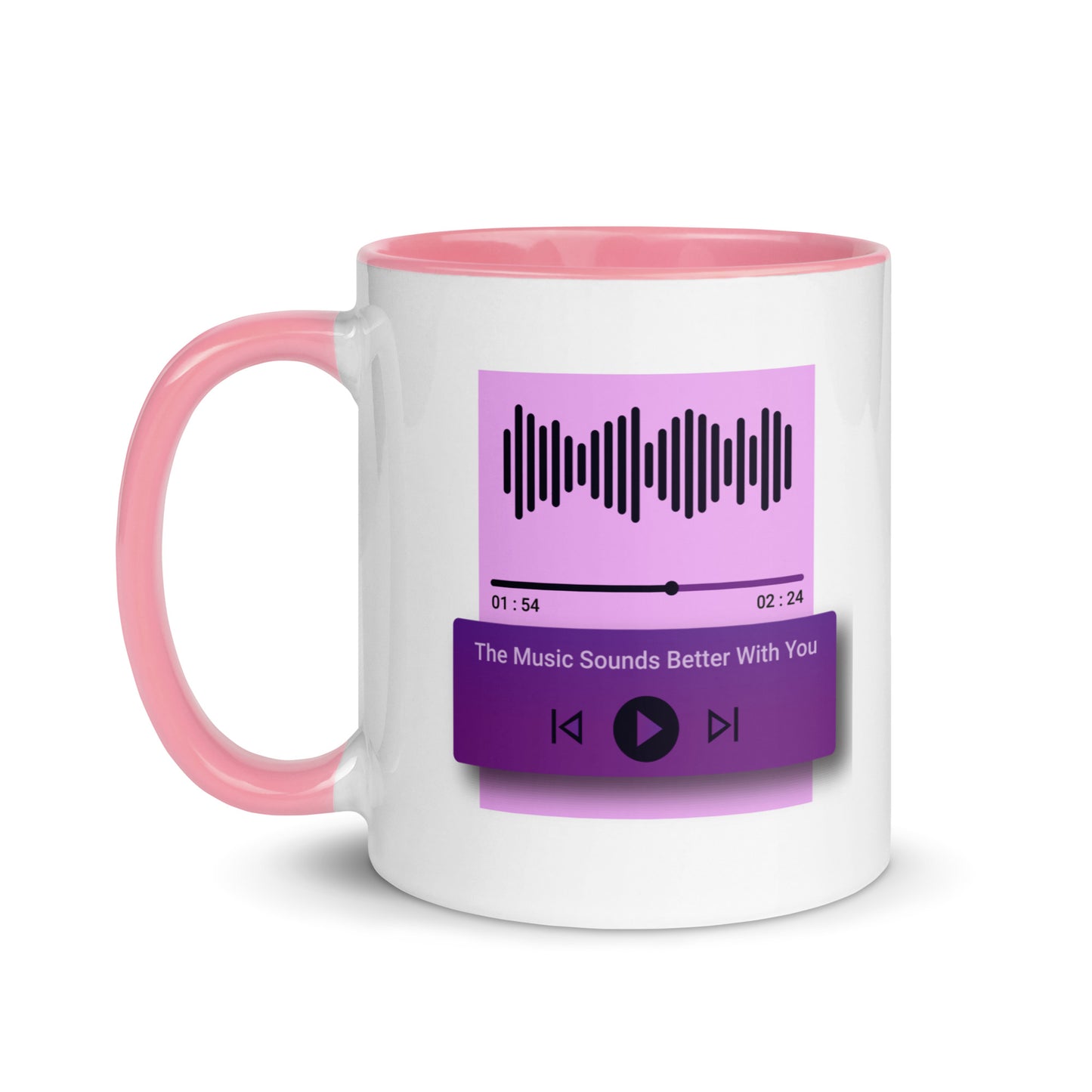 The Music Sounds Better With You Color Mug