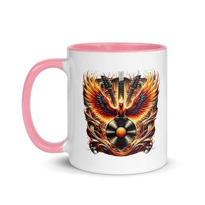 Guitar Eagle Flame Color Mug