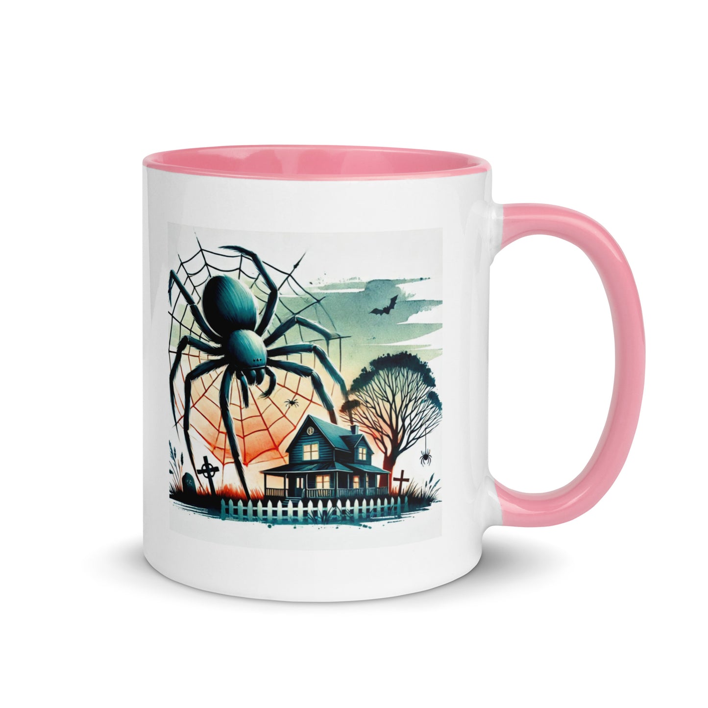 Halloween Giant Spider Color Mug