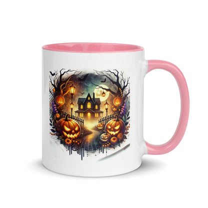 Halloween Scary House Color Mug