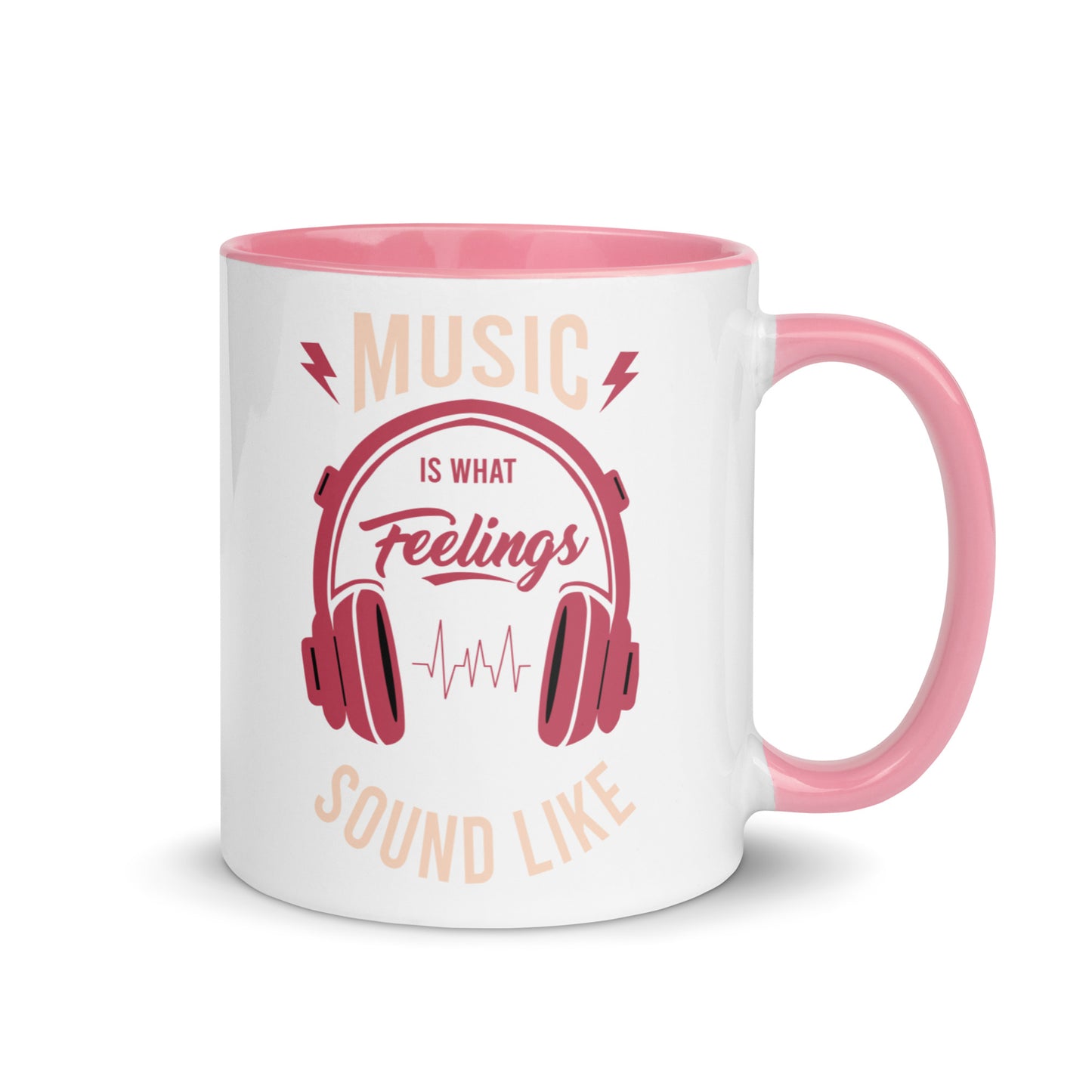 Music is What Feelings Sound Like Color Mug