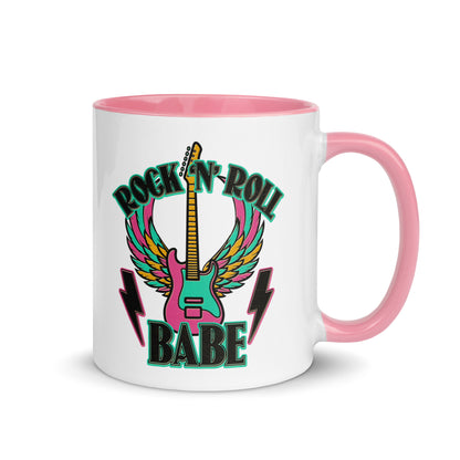 Rock And Roll Babe Color Mug