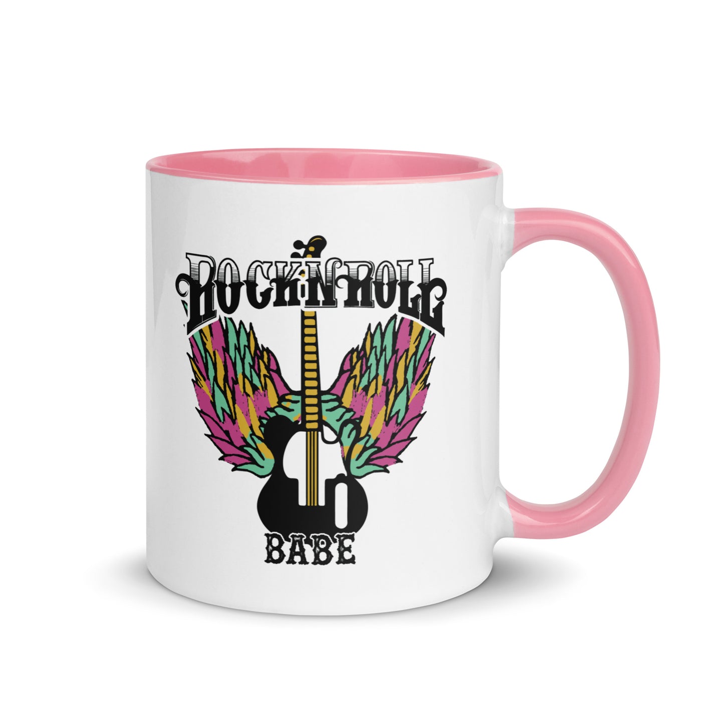 Rock and Roll Babe Wings Color Mug