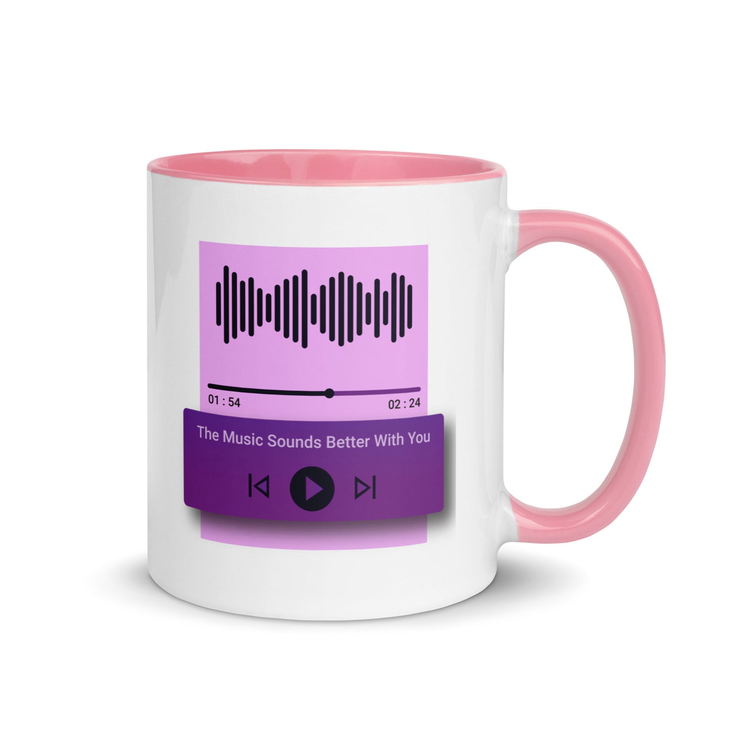 The Music Sounds Better With You Color Mug