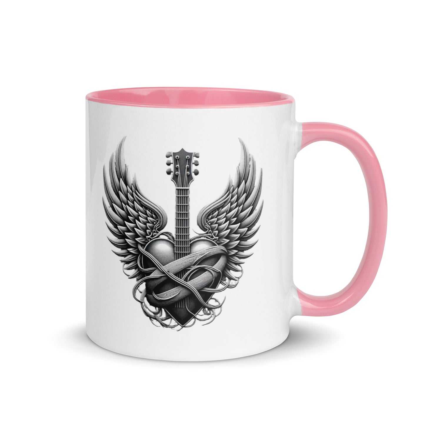 Guitar Angel Wings Color Mug