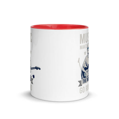 Music Makes The World Go Round Color Mug