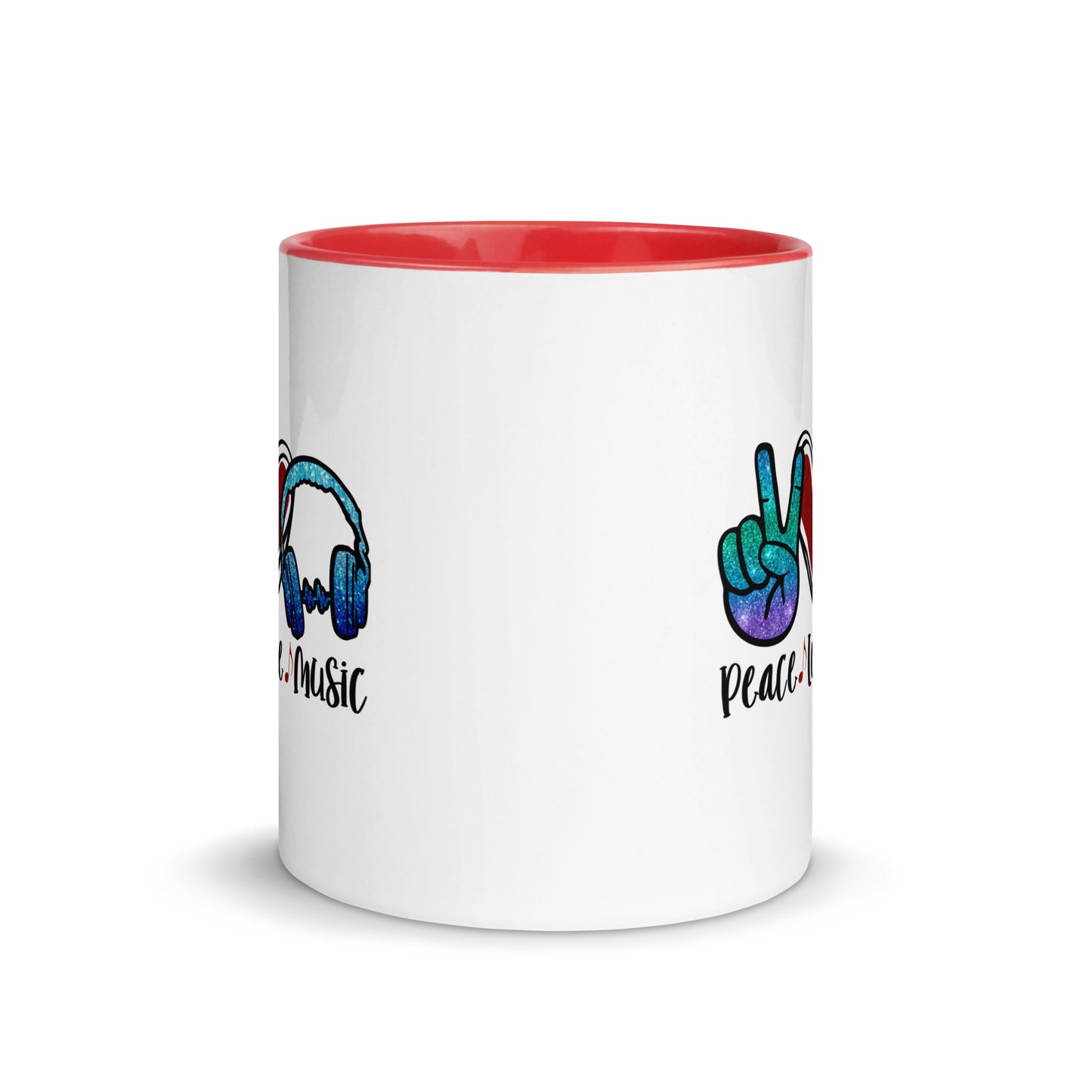 Peace Love Music Color Mug