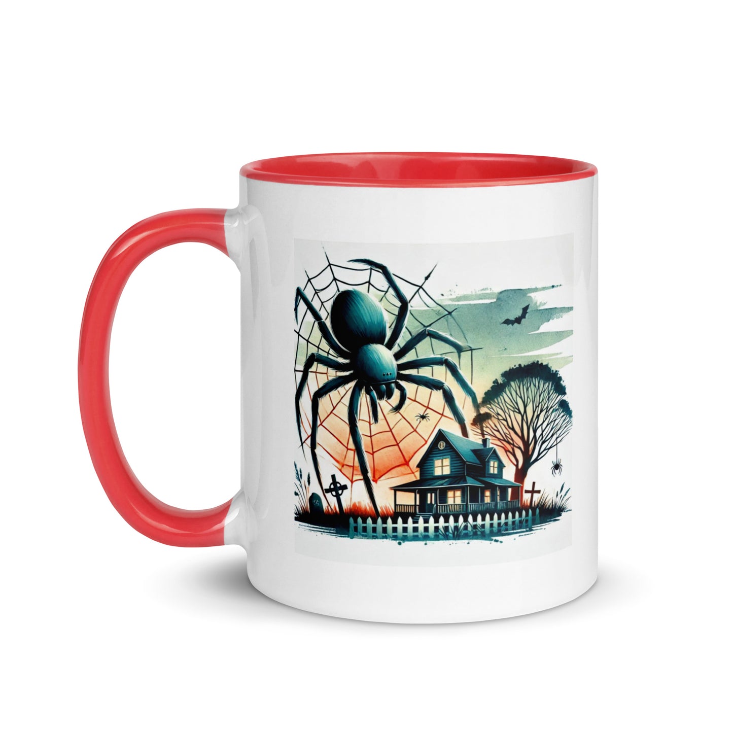 Halloween Giant Spider Color Mug