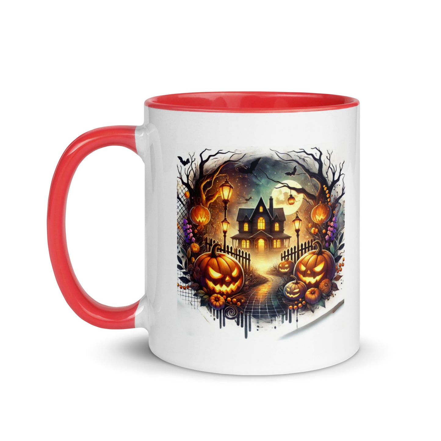 Halloween Scary House Color Mug