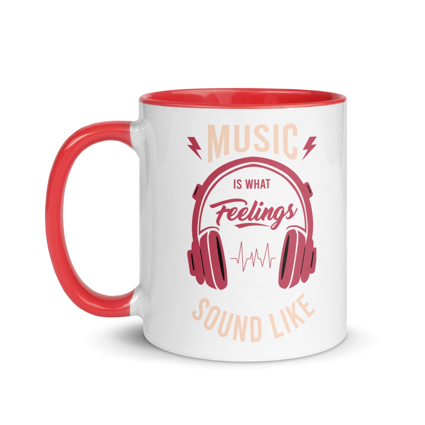 Music is What Feelings Sound Like Color Mug